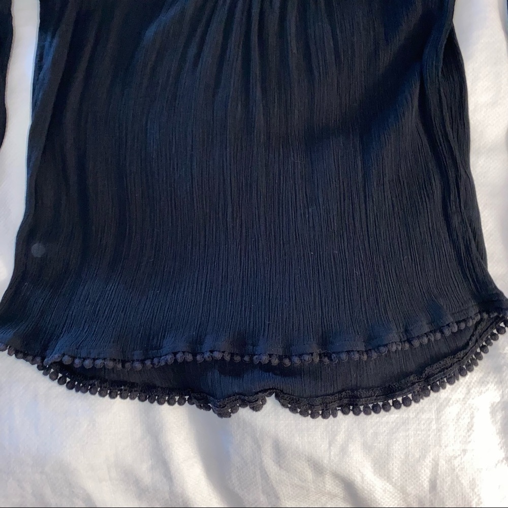 Rewind Cold Shoulder Lace Top - Picture 5 of 9